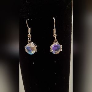 Blue Opal earrings